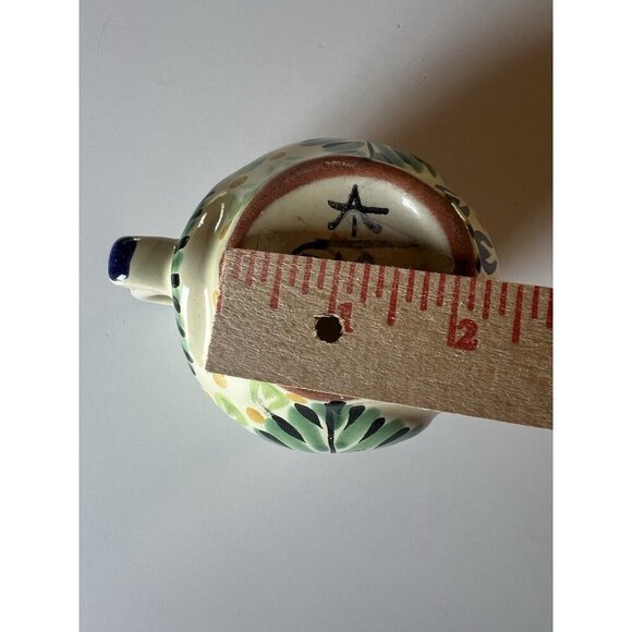 Vintage Handpainted talavera Owl Mug made in Mexico signed AI Gio pottery - Picture 11 of 11